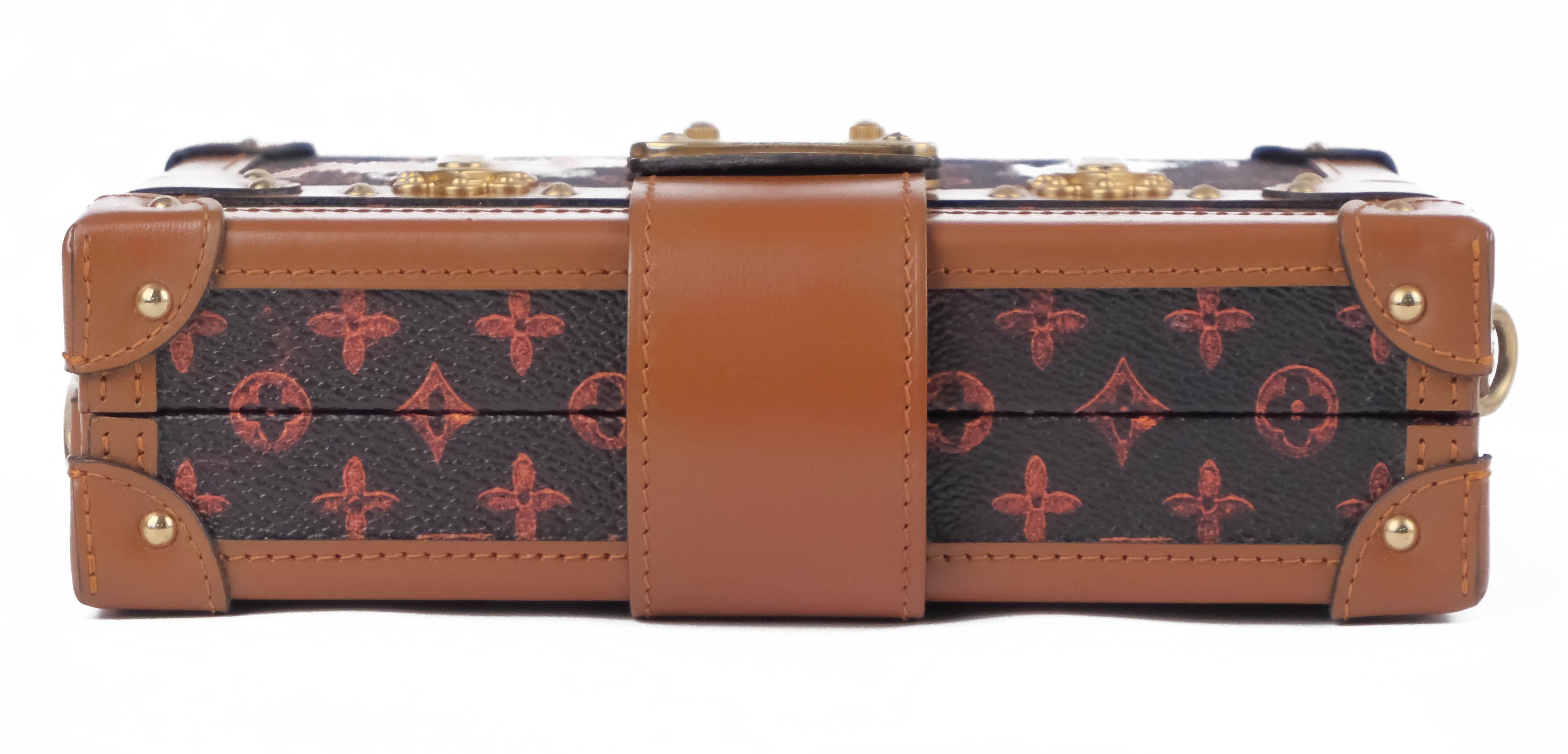Louis Vuitton Catgram Transformed Monogram Petite Malle Trunk Bag - M44407 Rare Collectors Piece