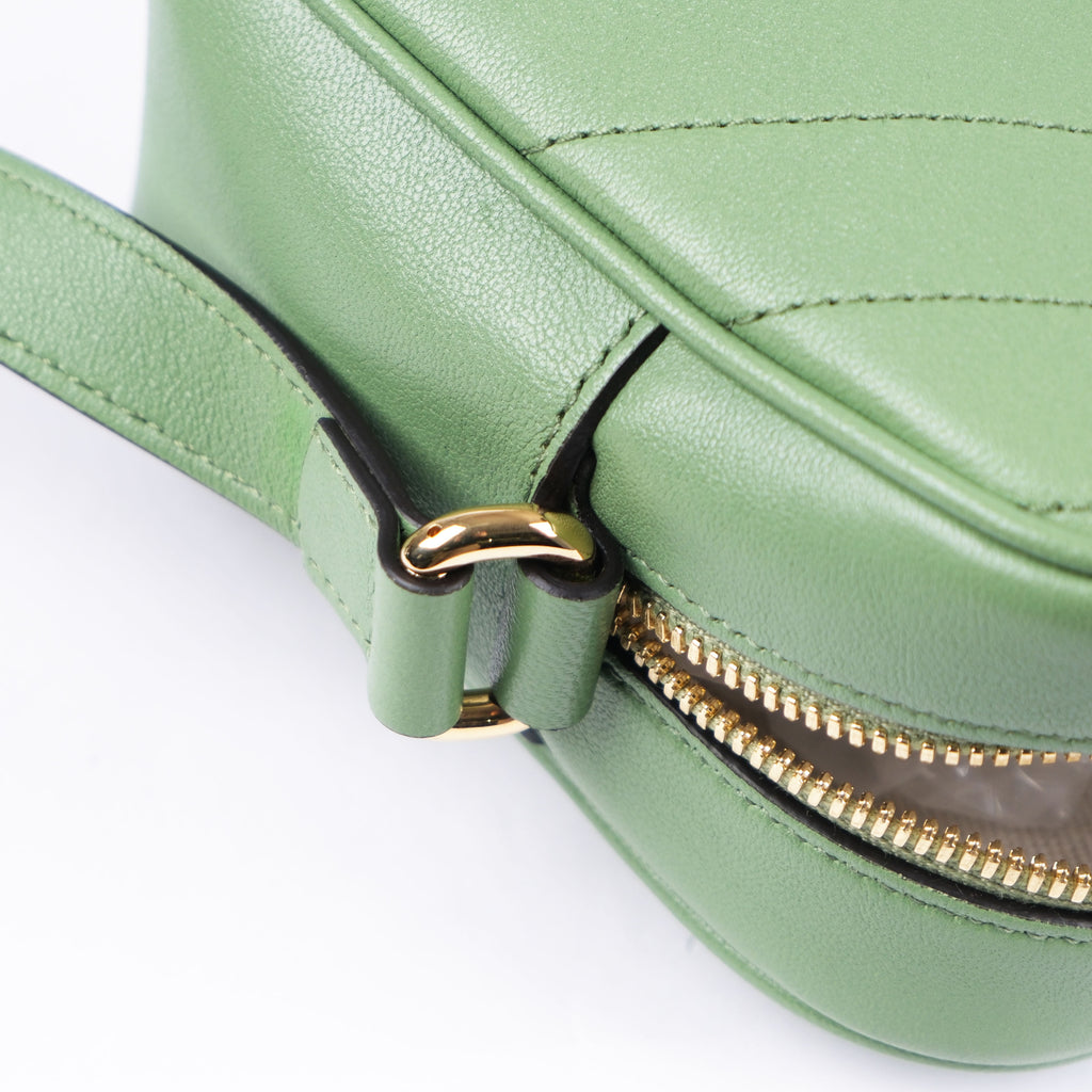 Gucci Blondie Leather Camera Bag in Green