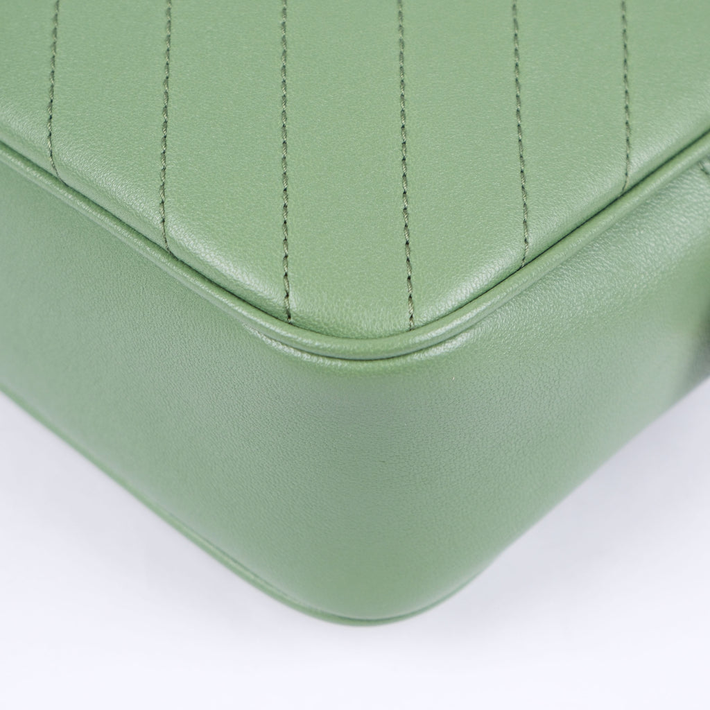 Gucci Blondie Leather Camera Bag in Green