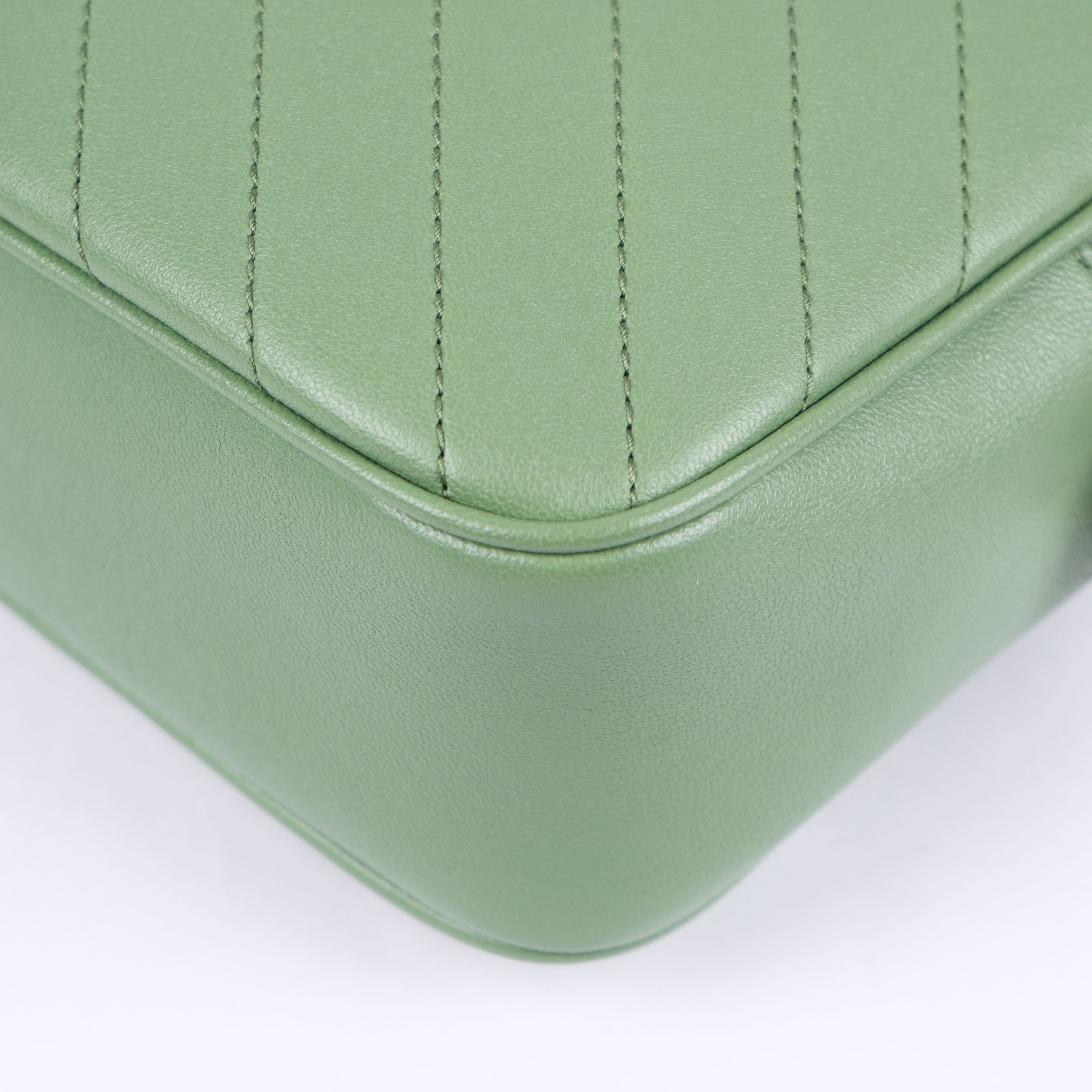 Gucci Blondie Leather Camera Bag in Green
