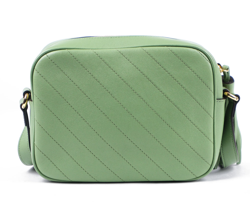 Gucci Blondie Leather Camera Bag in Green