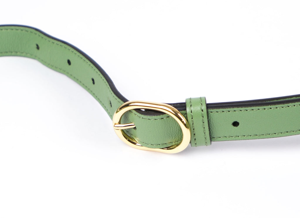 Gucci Blondie Leather Camera Bag in Green