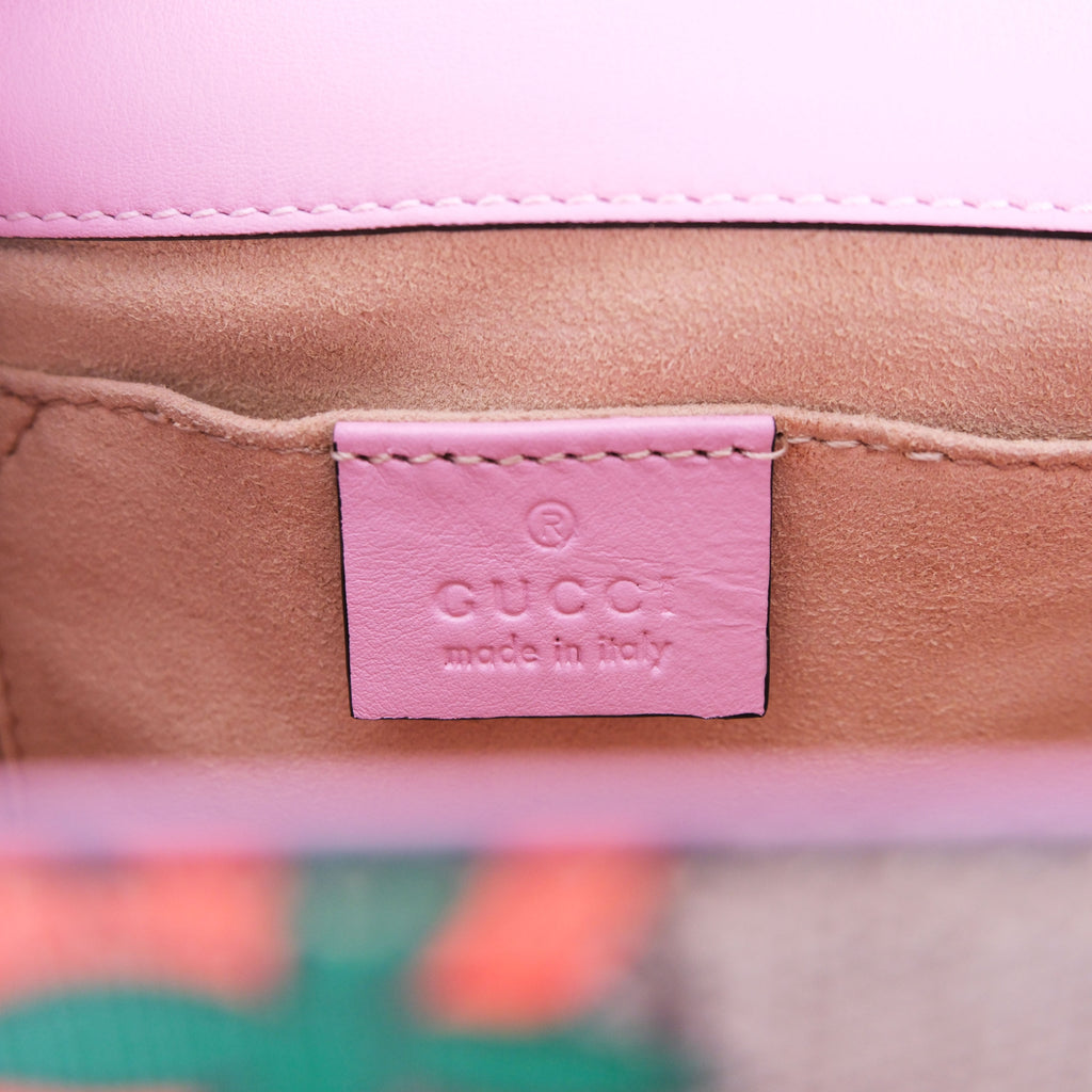 Gucci Padlock Strawberry GG Supreme Shoulder Bag