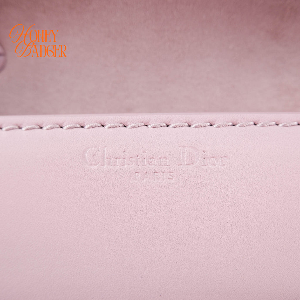 Christian Dior J'Adior Ultra-Matte Mini Flap Bag Monochromatic Leather Chain Purple