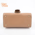 Delvaux Brillant Mini Box Calf Vison Gold Hardware Rank A