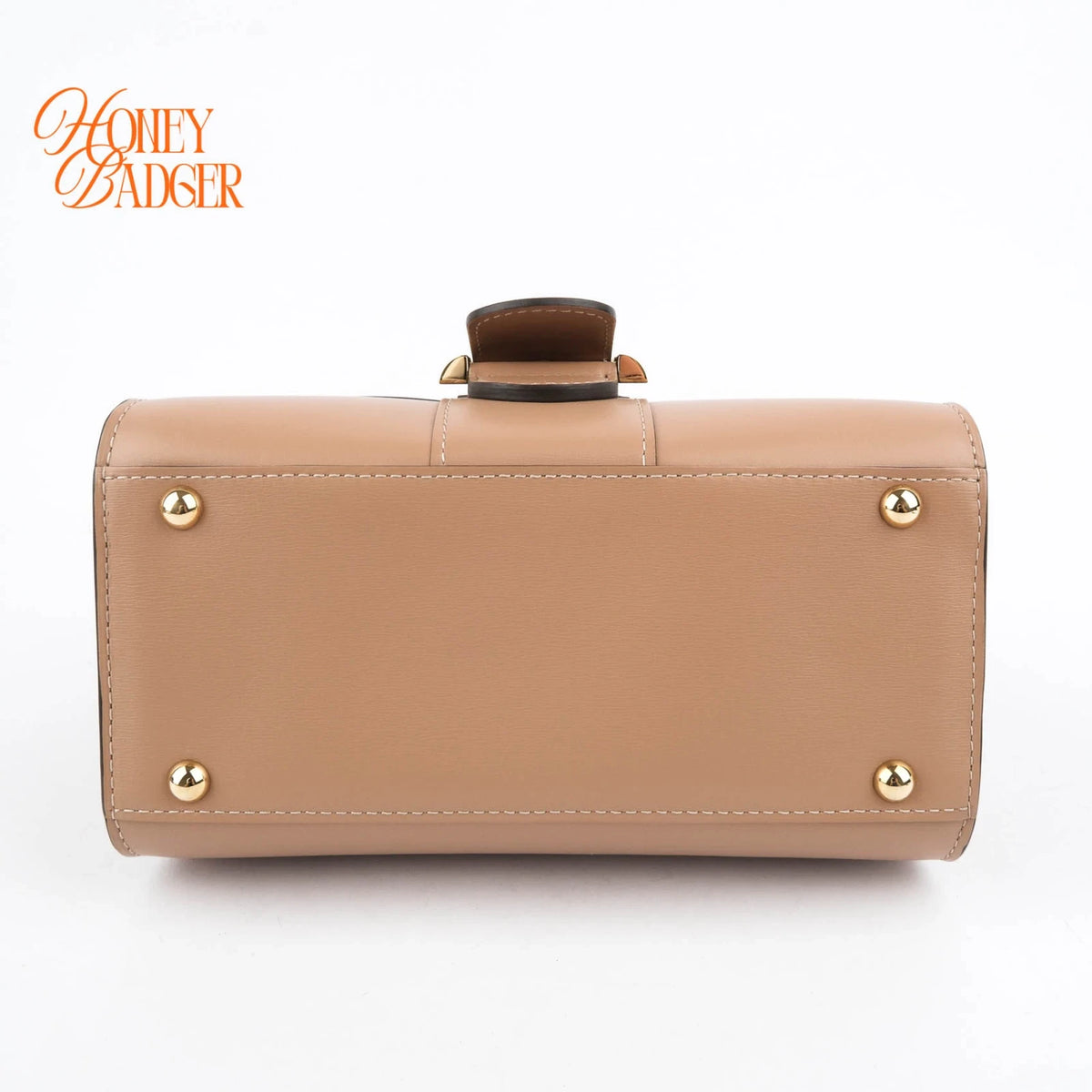 Delvaux Brillant Mini Box Calf Vison Gold Hardware Rank A