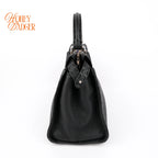 Fendi Peekaboo Mini Selleria Grained Leather Black Rank A