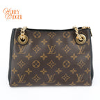 Louis Vuitton Surene Monogram Canvas/Black Leather Rank A