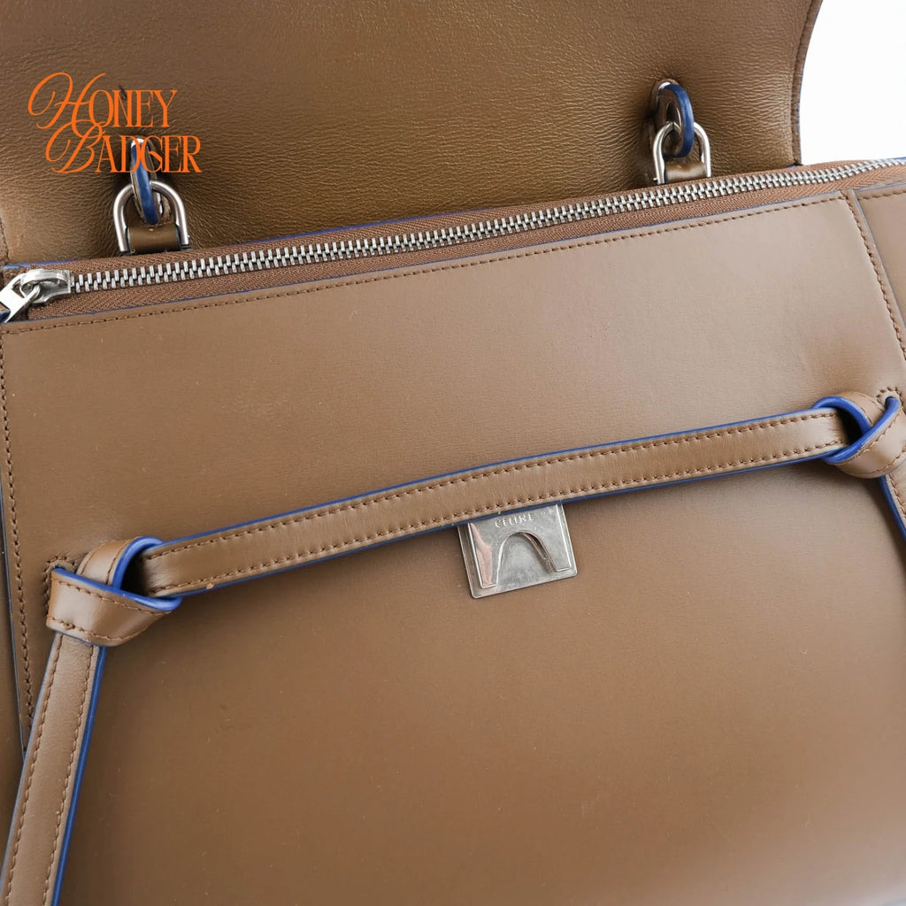 Celine Belt Bag Mini Smooth Leather Brown Rank A