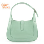Gucci Jackie 1961 Medium Patent Leather Mint Green Rank A