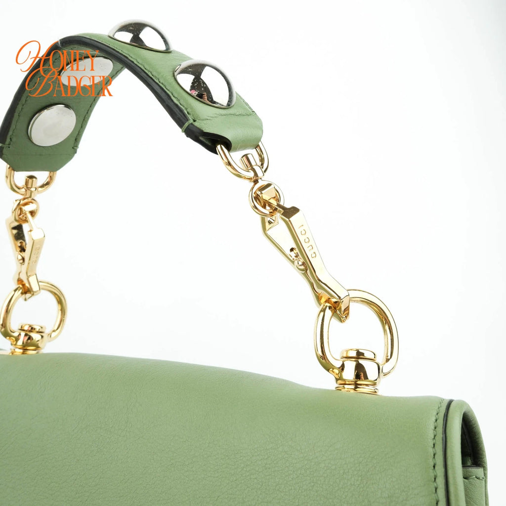 Gucci Blondie Medium Leather Green Rank A