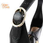 Gucci Jackie 1961 Medium Smooth Leather Black Gold Hardware Rank S