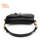 Dior Saddle Bag Calfskin Black Rank AB