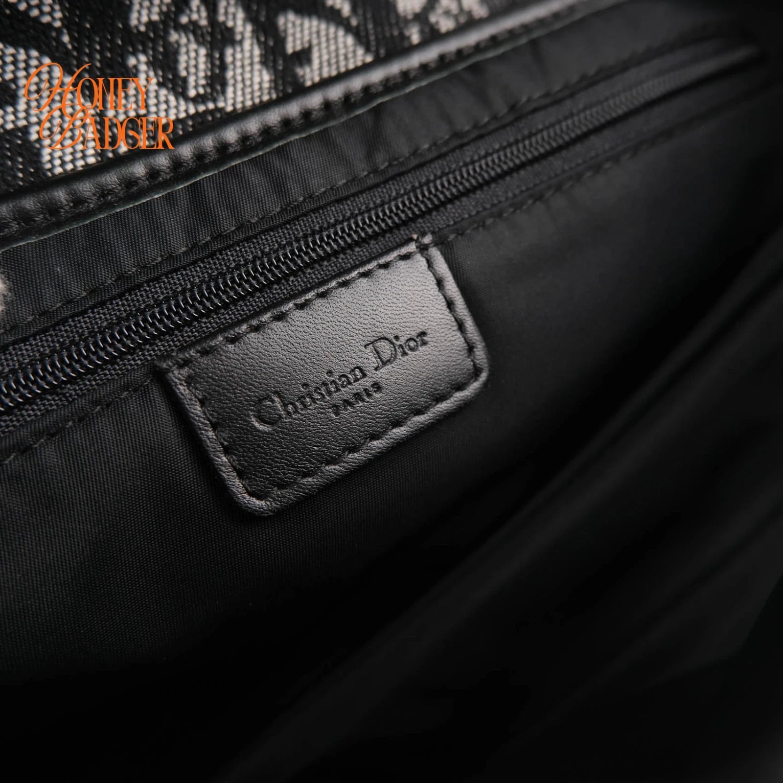 Dior Saddle Bag Oblique Black