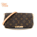 Louis Vuitton Favorite PM Monogram Canvas Shoulder Clutch Bag Rank A