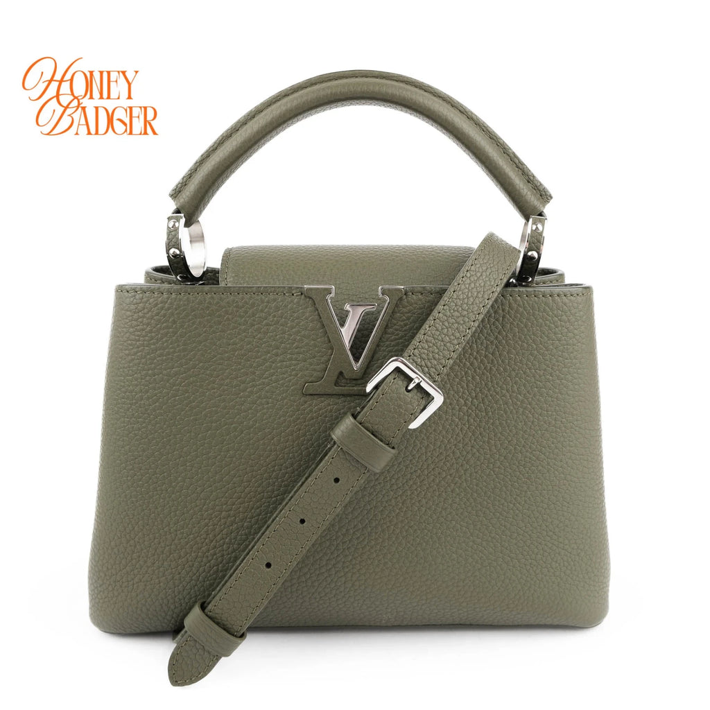 Louis Vuitton Capucines BB Taurillon Leather Green Rank A