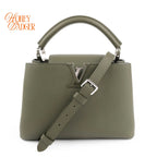 Louis Vuitton Capucines BB Taurillon Leather Green Rank A