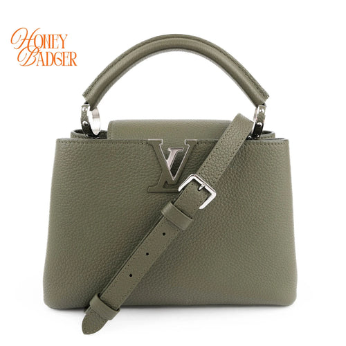 Louis Vuitton Capucines BB Taurillon Leather Green Rank A