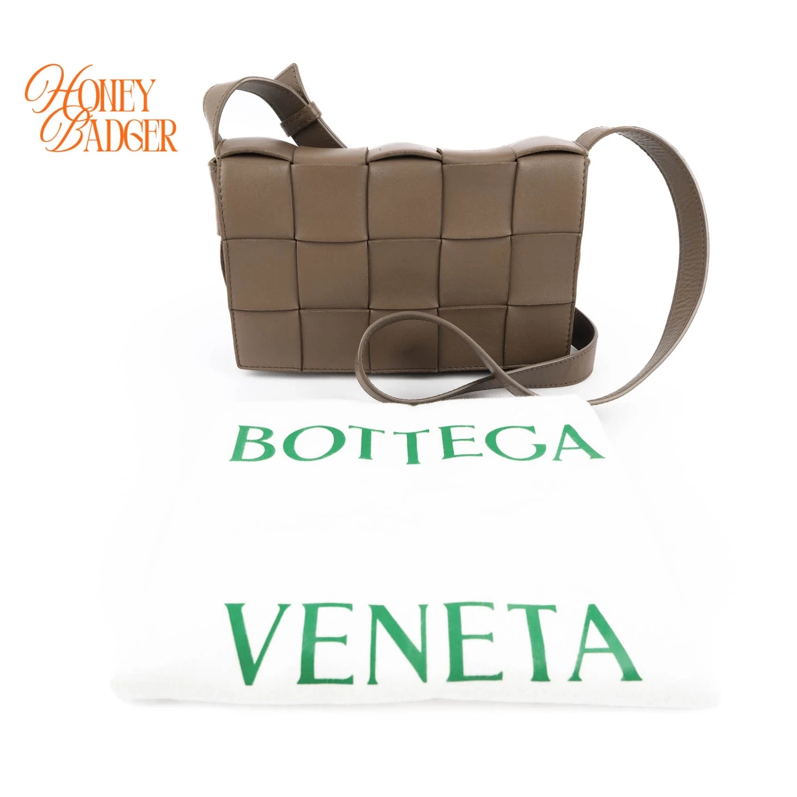 Bottega Veneta Padded Cassette in Brown Lambskin — Vintage Tokyo