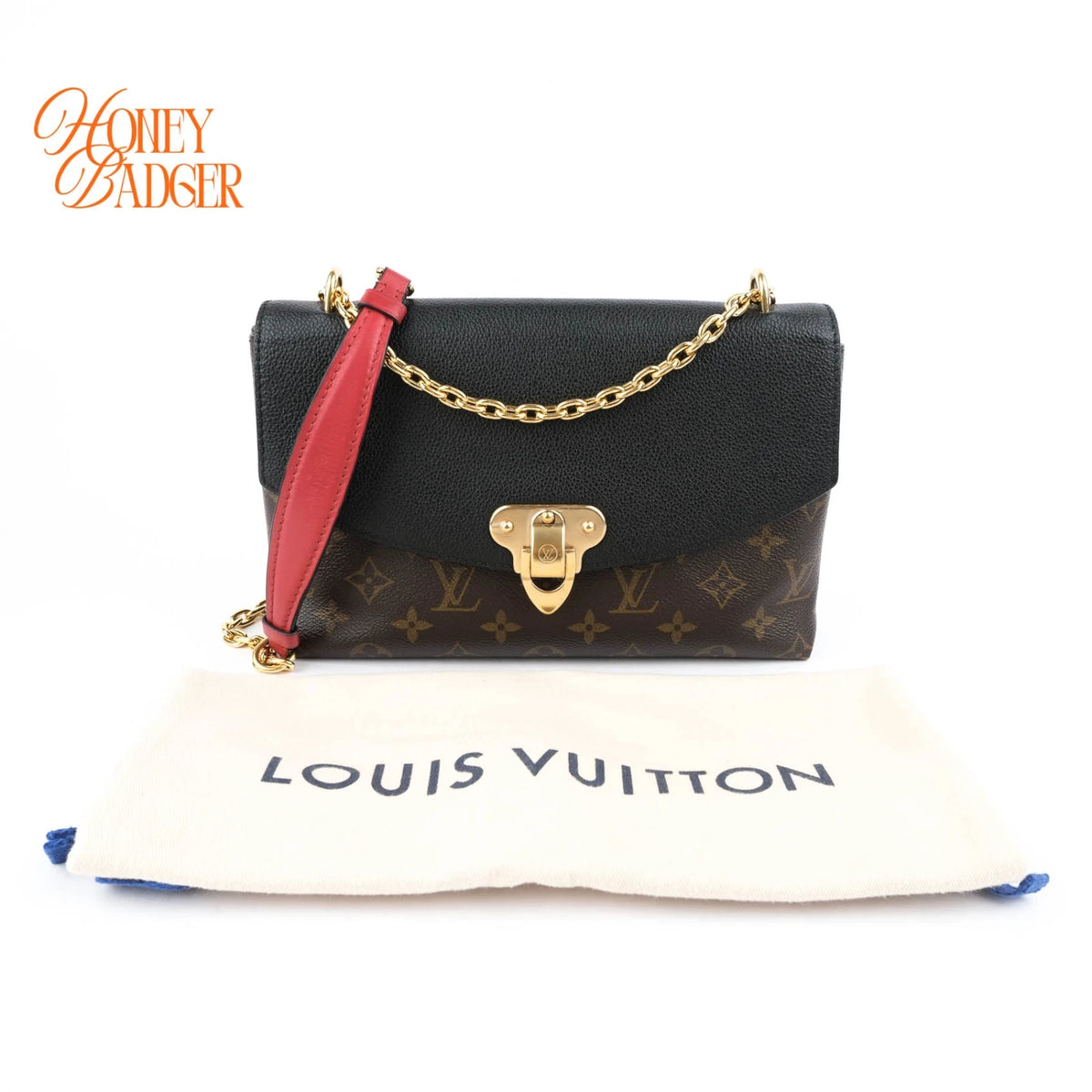 Louis Vuitton Saint Placide Monogram Noir Gold Hardware Rank A