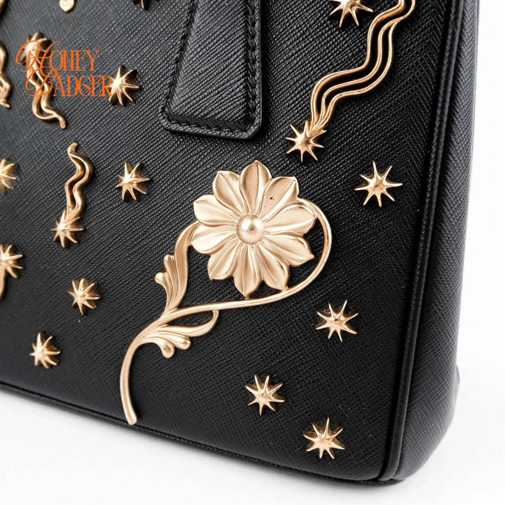 Prada Galleria Small Saffiano Leather Black Rank A