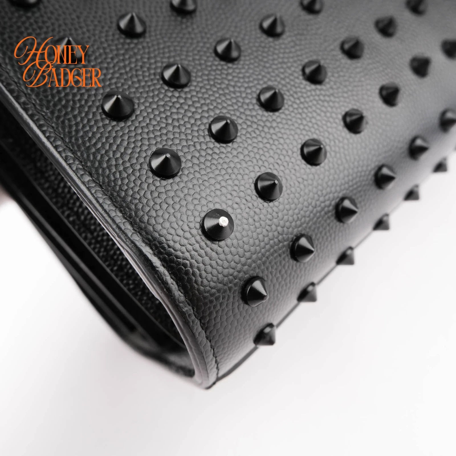 Saint Laurent Sac de Jour Nano Studded Leather Black Rank A