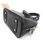 Louis Vuitton Alma BB Epi Leather Noir Silver Hardware Rank A