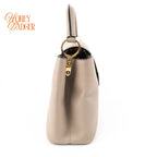 Louis Vuitton Capucines BB Taurillon Leather Galet Gray Gold Hardware Rank A