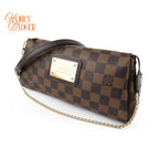 Louis Vuitton Eva Pochette Damier Ebene Brown