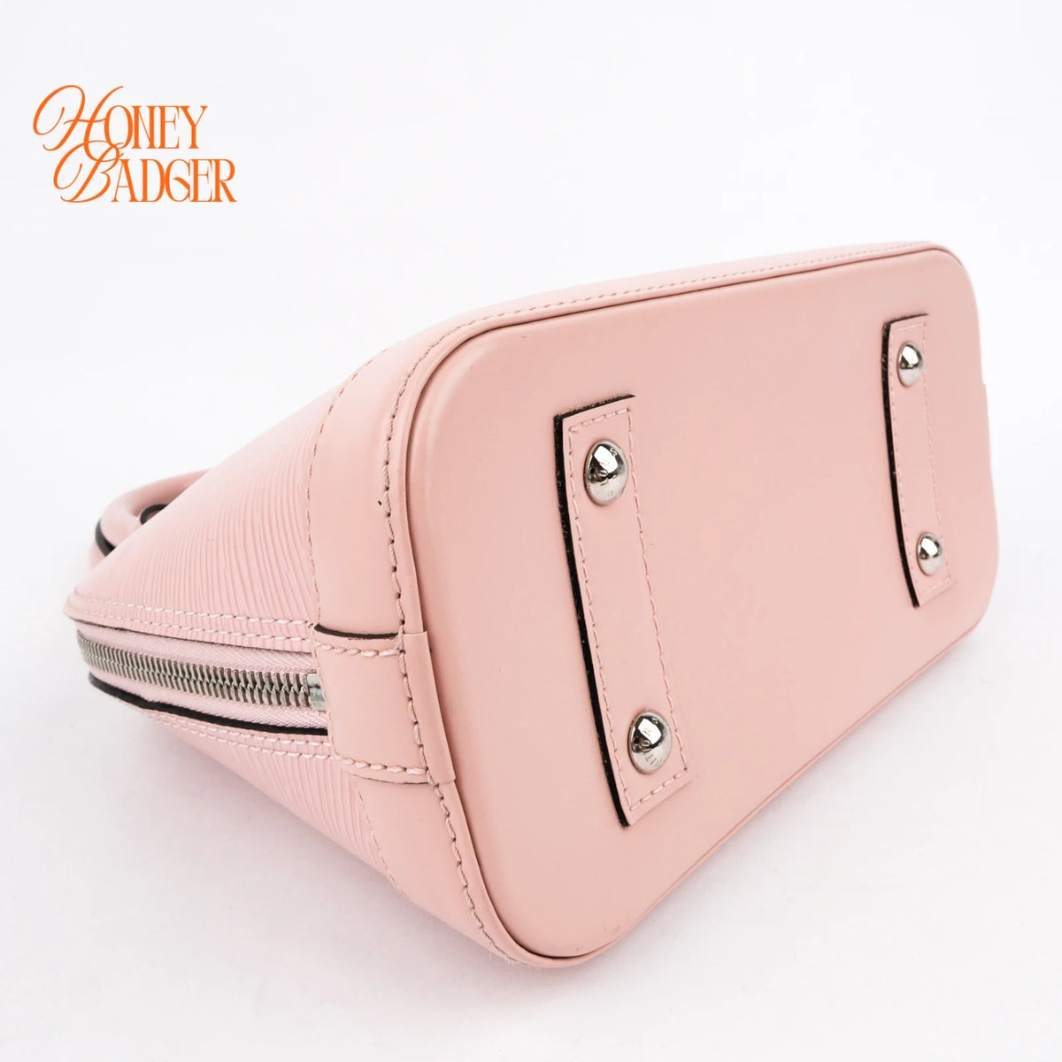 Louis Vuitton Alma BB Epi Leather Rose Ballerine Rank AB
