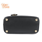Prada Galleria Mini Saffiano Leather 2WAY Bag Black Nero