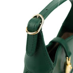Gucci Jackie 1961 Mini Leather Emerald Green Gold Hardware Rank S