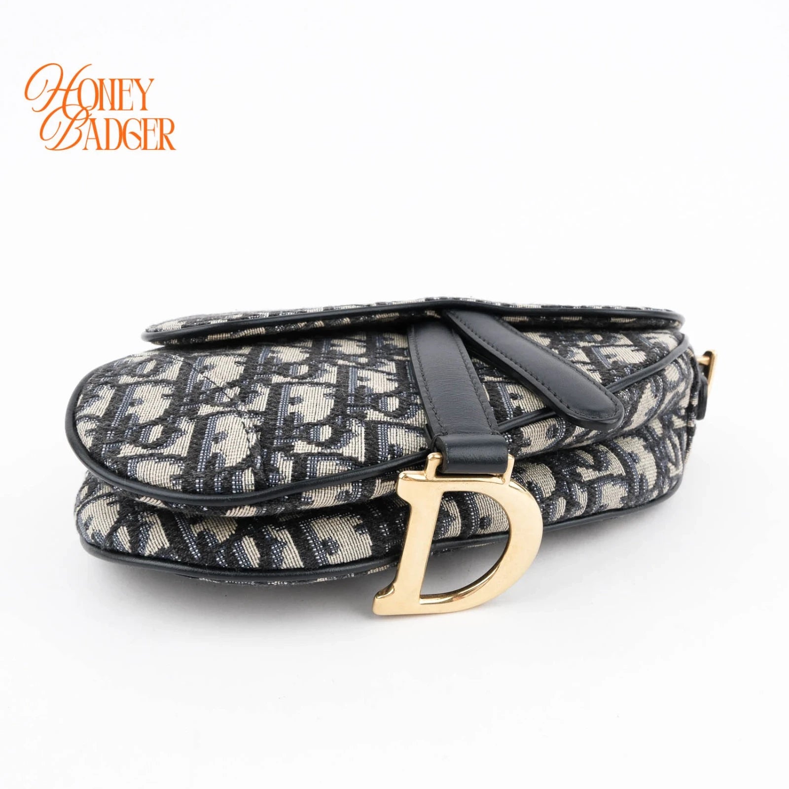 Dior Saddle Small Oblique Jacquard Blue Rank A