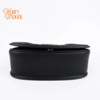 Gucci Blondie chain bag in black leather, Grade S condition.