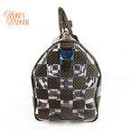 Louis Vuitton Keepall Bandoulière 50 Monogram Chess Brown/Clear Rank A