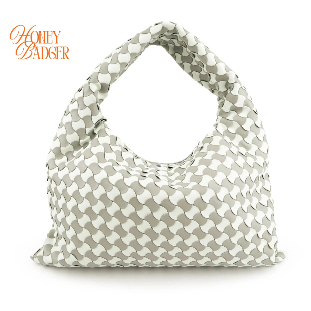 Bottega Veneta Hop in gray Intrecciato leather, Rank S