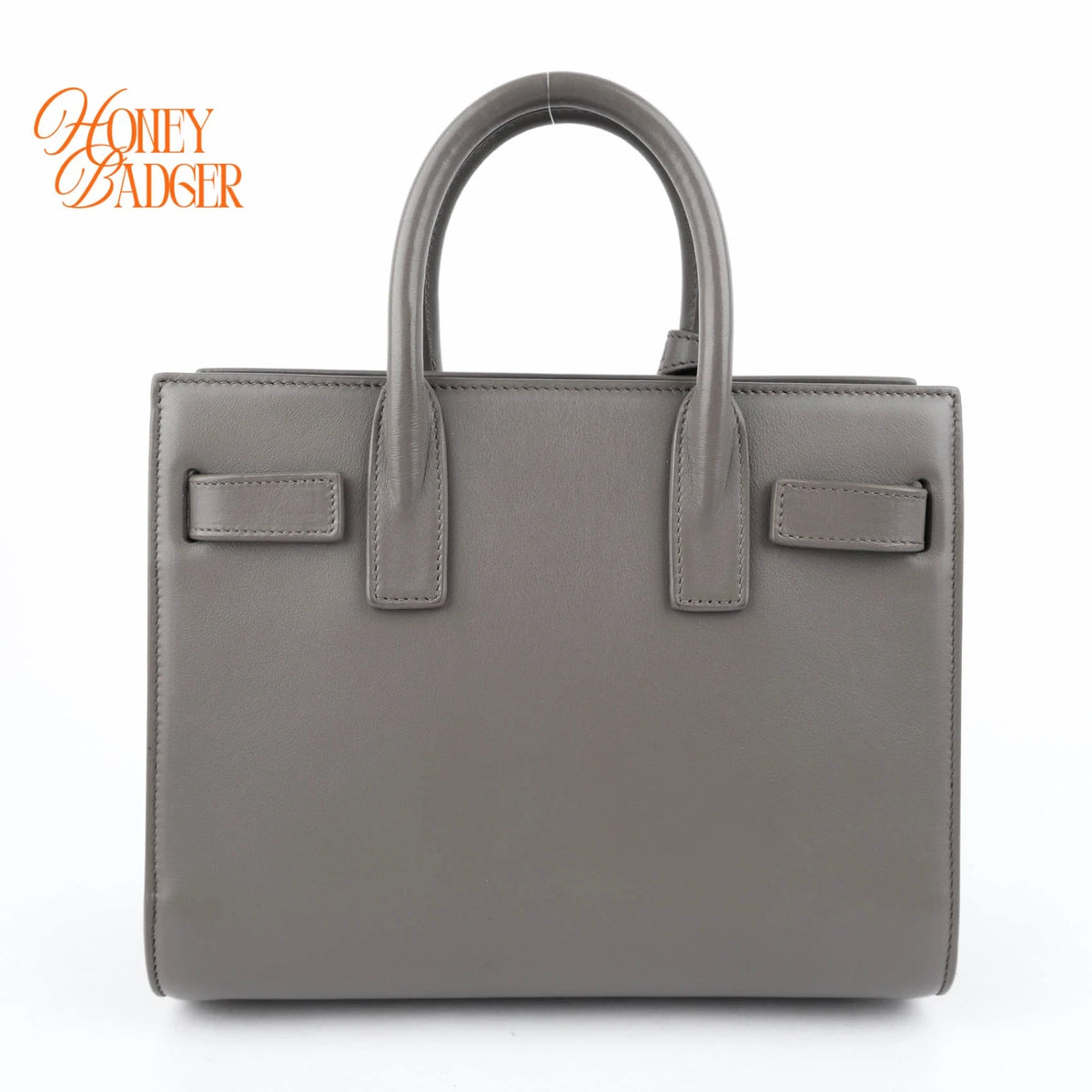 Saint Laurent Sac de Jour Nano Smooth Calfskin Urban Grey Bronze Hardware Rank A