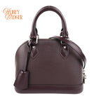 Louis Vuitton Alma BB Epi Leather Quetsche Silver Hardware Rank AB