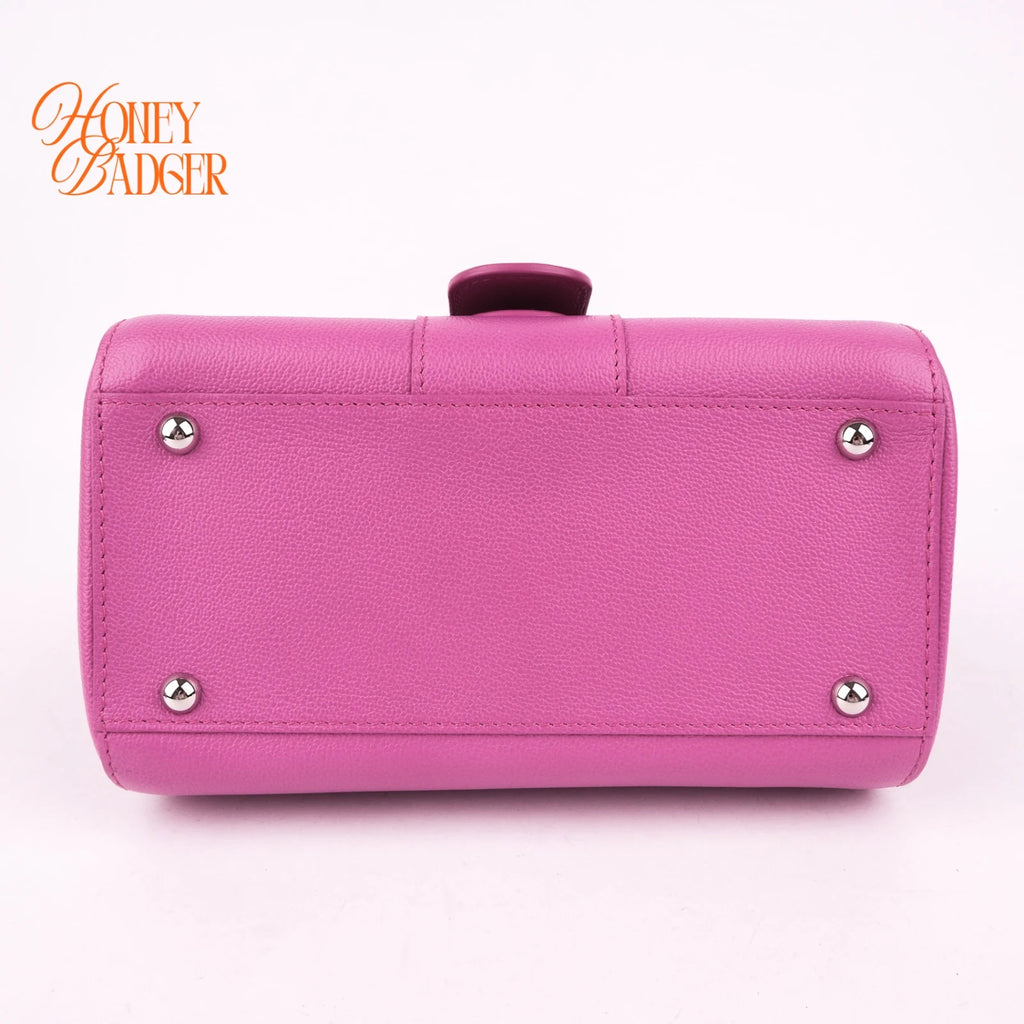 Delvaux Brillant Mini Grained Leather Pink Rank A