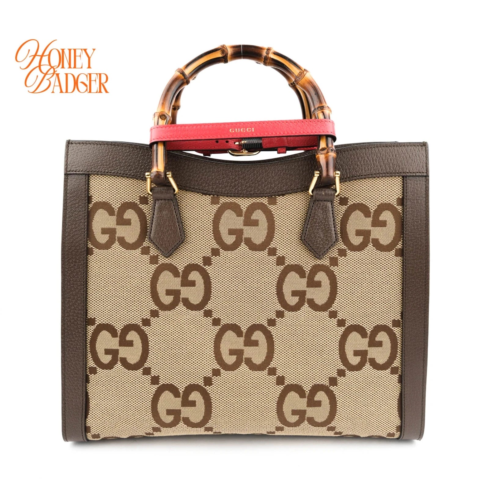 Gucci Diana Large GG Supreme Canvas Brown Rank A