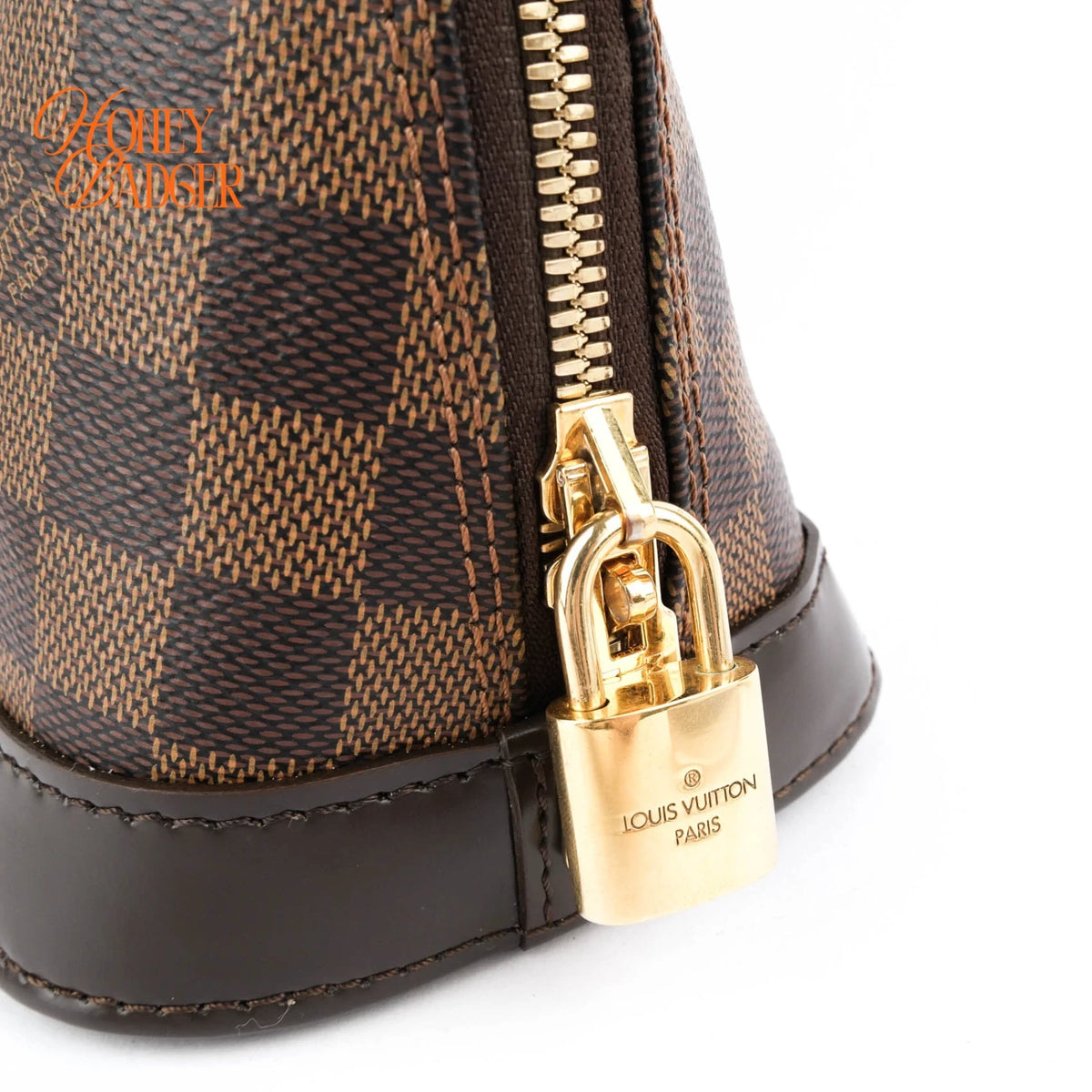 Louis Vuitton Alma BB Damier Ebene Canvas Rank A