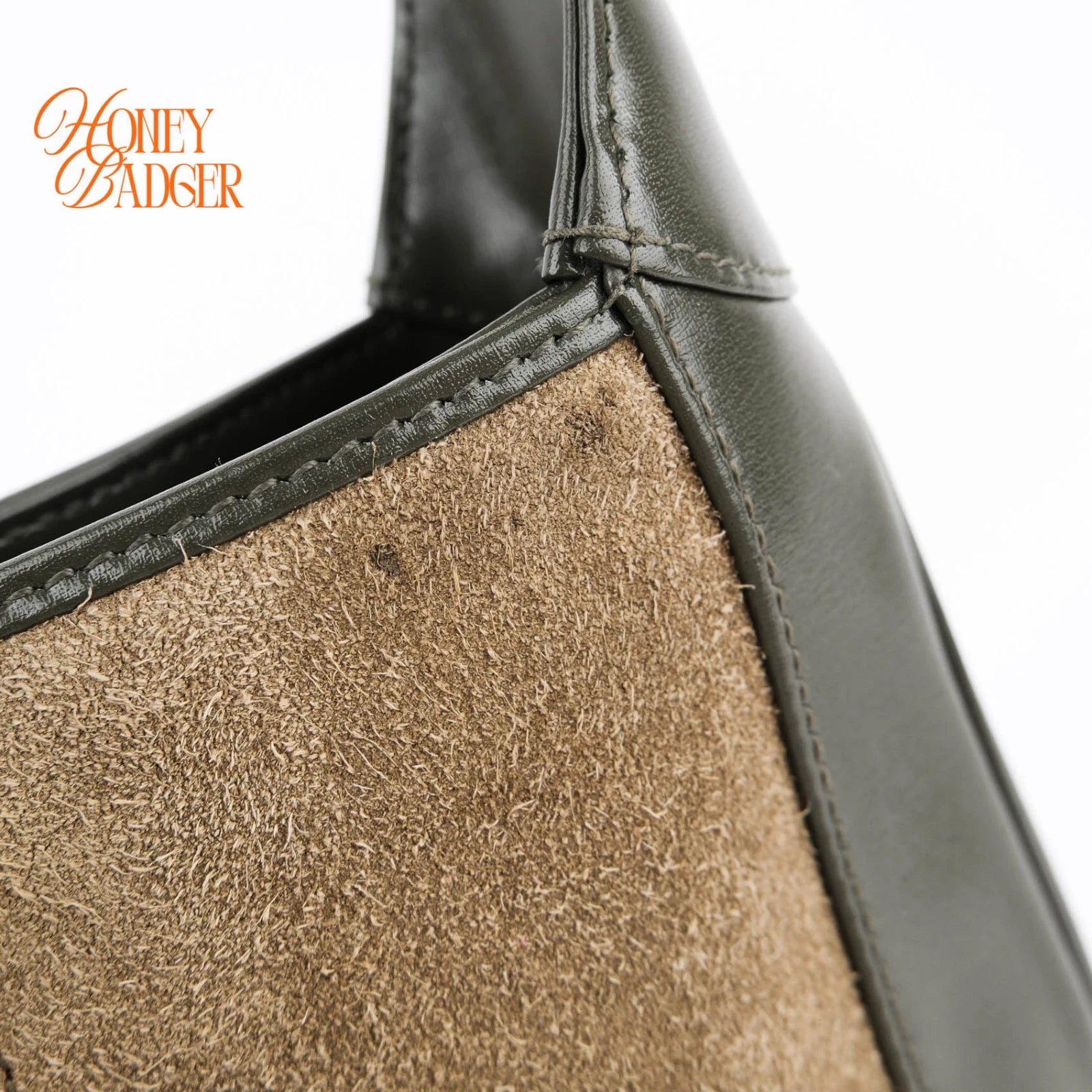 Gucci Jackie 1961 Medium in olive suede, Grade S condition