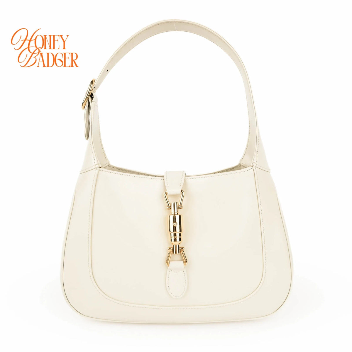 Gucci Jackie 1961 Medium Leather White Gold Hardware Rank S