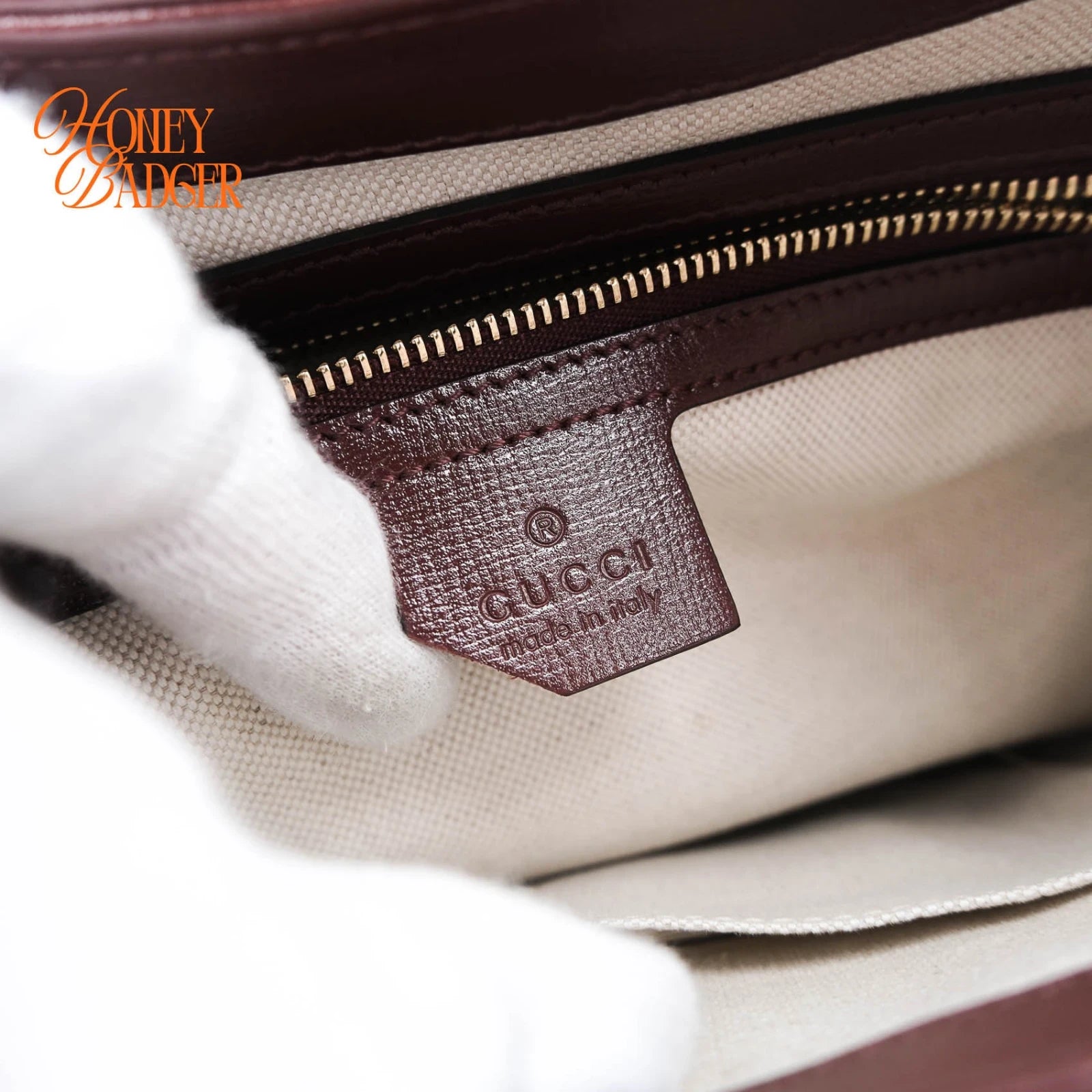 Gucci Jackie 1961 GG Canvas and Leather Burgundy Rank S