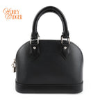 Louis Vuitton Alma BB Epi Leather Noir Silver Hardware Rank A