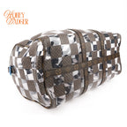 Louis Vuitton Keepall Bandoulière 50 Monogram Chess Brown/Clear Rank A
