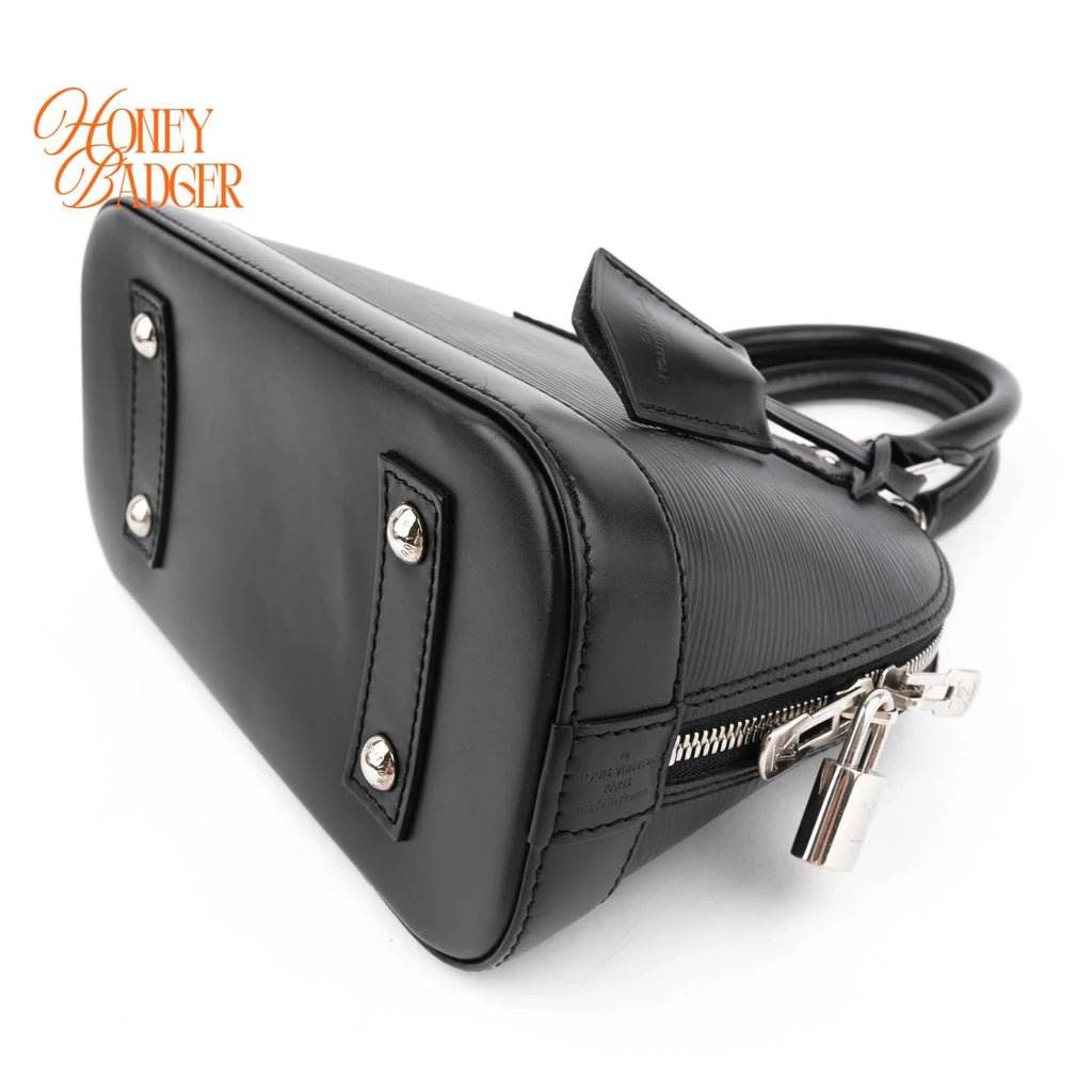 Louis Vuitton Alma BB Epi Leather Black Rank A
