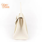 Delvaux Brillant MM Toile de Cuir Rainbow & Calf Souple Ivory Rank A