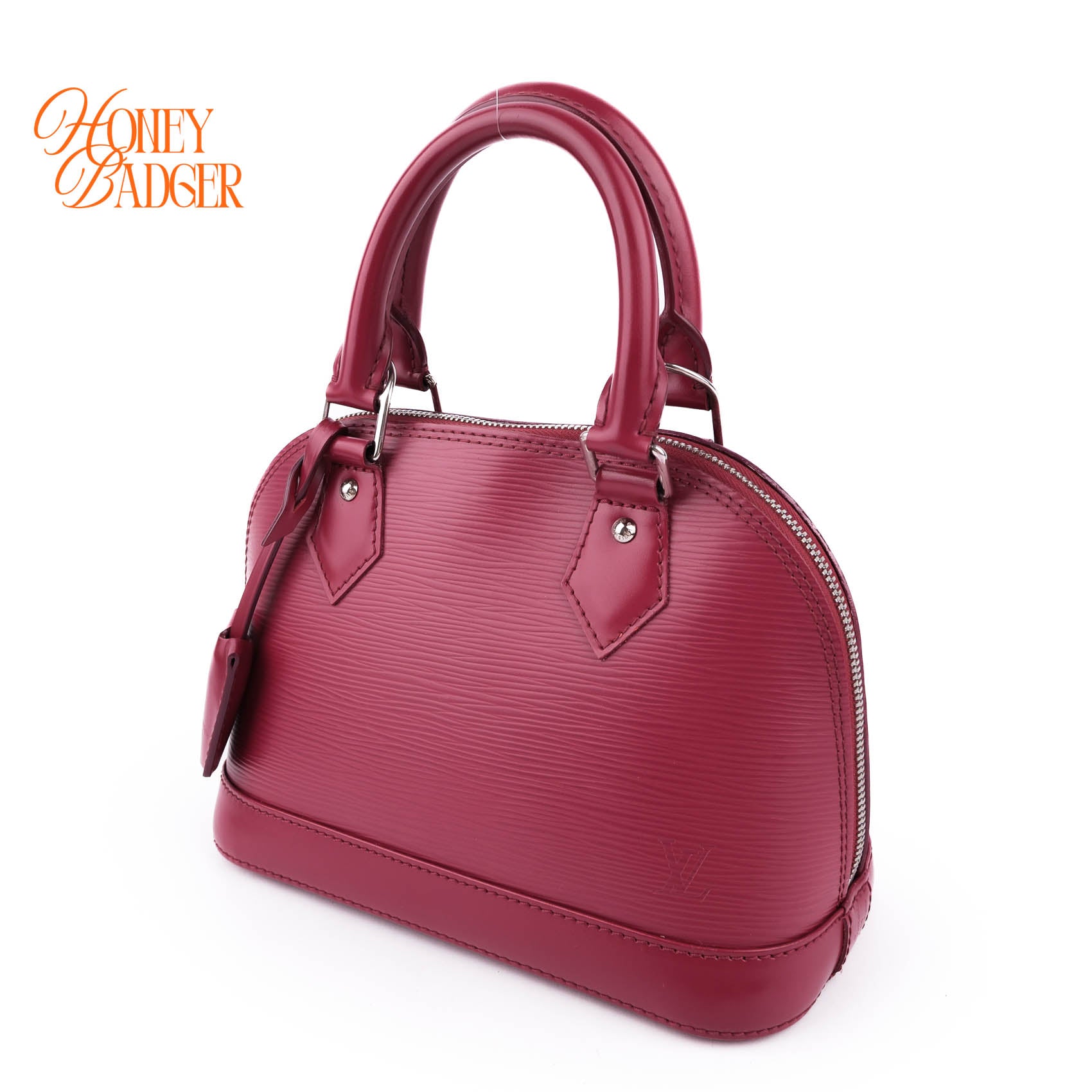 Louis Vuitton Alma BB 2WAY Shoulder Bag Fuchsia Pink Epi Leather Silver Hardware M40851
