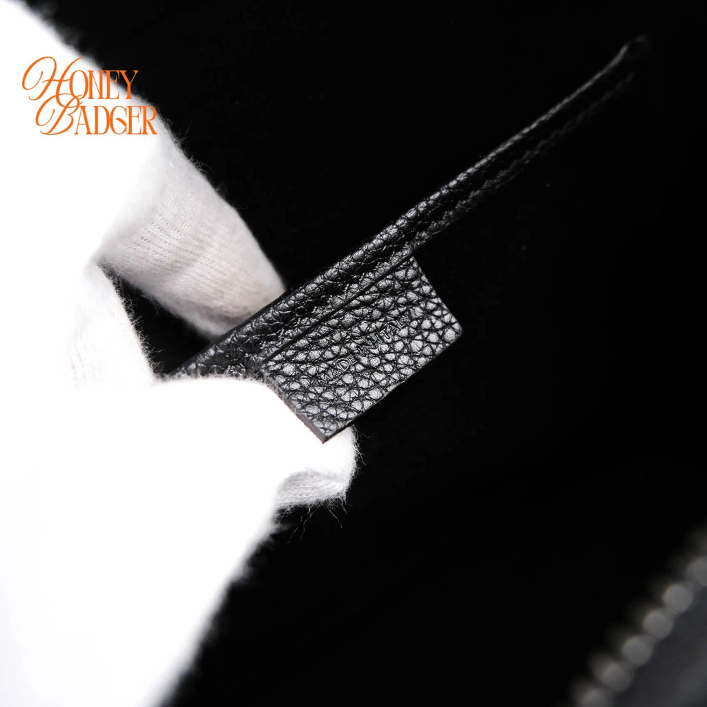 Celine Luggage Nano Leather Bag Black Rank A